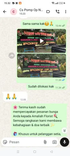 Testimonial Papan Bunga tarunajaya