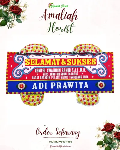 Karangan Bunga Ucapan Selamat tarunajaya